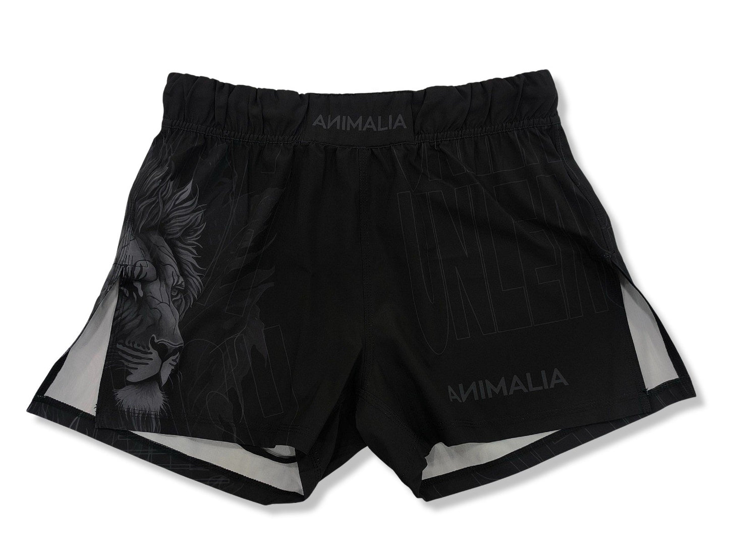 Black MMA Unleash the Animal Shorts - Animalia Apparel