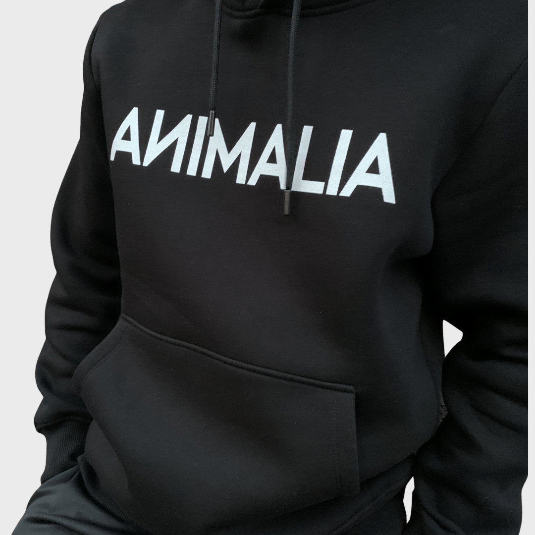 ANIMALIA Apparel Black Essential Hoodie